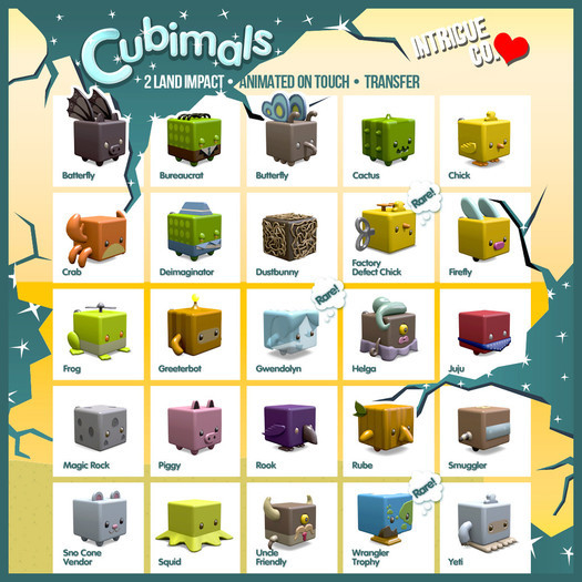 Intrigue Co. - Cubimals: Wrangler Trophy - RARE