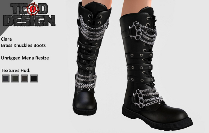 Brass Knuckles Boots ~ Clara [ADD ME]. DEMO
