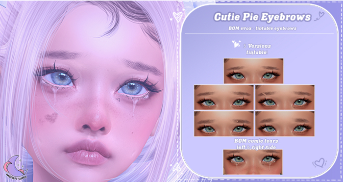 moonwaii . cutie pie eyebrows (BOM evox)
