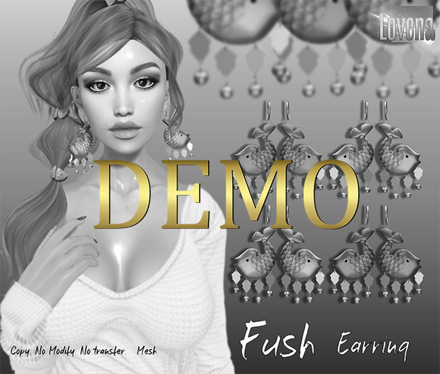 Lovena - earring Fish (DEMO)