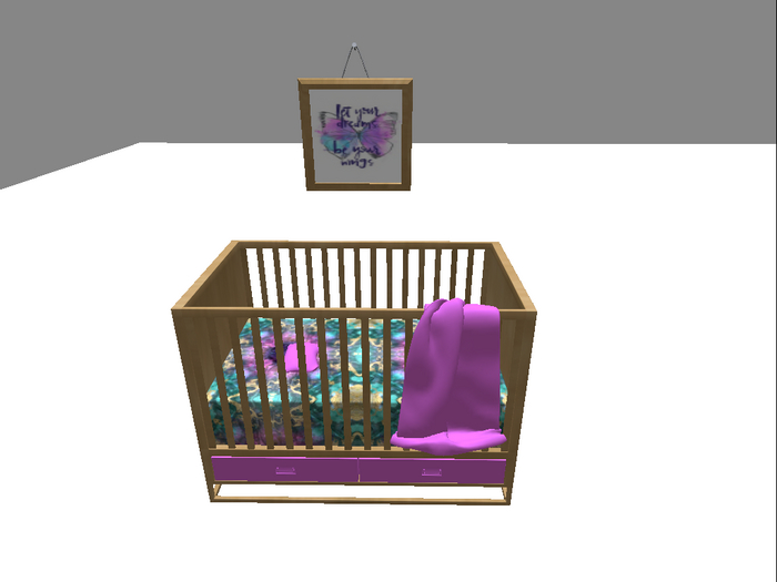 One In A Melon FULL 12 piece zooby animesh Purple Glam Nursery