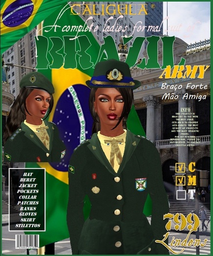 BRAZILIAN ARMY FORMAL SUIT LADIES