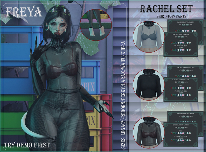 FREYA// RACHEL DEMO SET