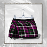Magenta Plaid Skirt LaraX
