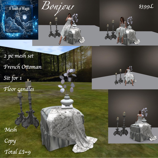 Bonjour 2 pc set for 1-Box LI=9