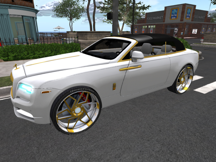 *Pmotive*-- Gold Royce Drop top Convertible* 