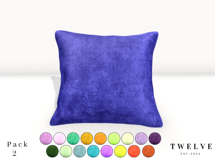 TWELVE - Serbas Pillow (Colour Pack 2)