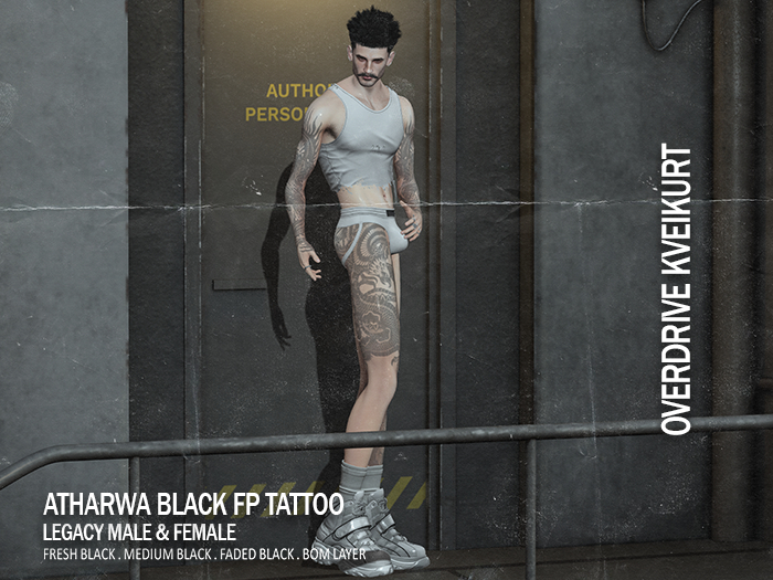OVERDRIVE KVEIKURT  - ATHARWA  BLACK TATTOO FP