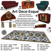 07-Art Deco-Esque Area Rug - Boxed