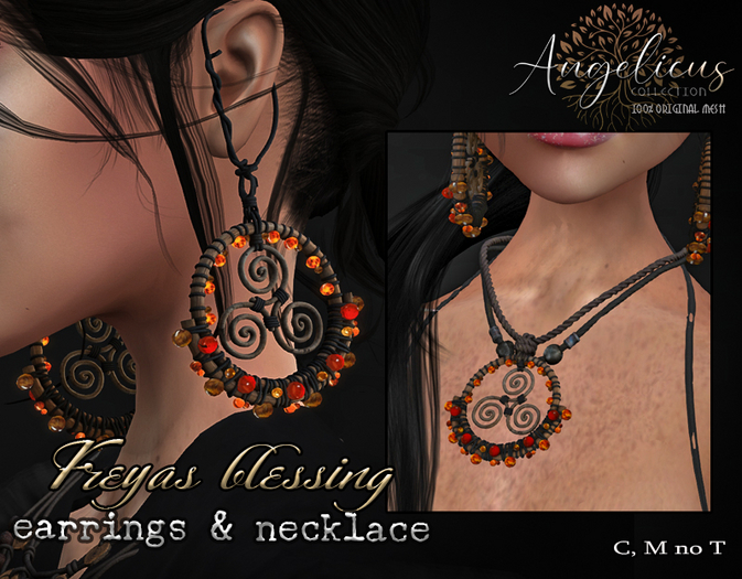 .AngelicUs. -Freyas blessing- amber set
