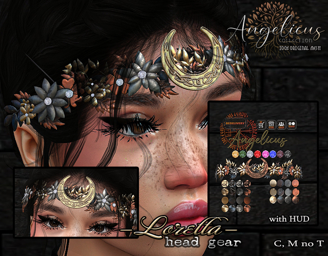 :AngelicUs: Head gear -Loretta- 