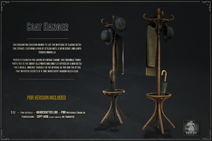 Dirty Rat - Coat Hanger