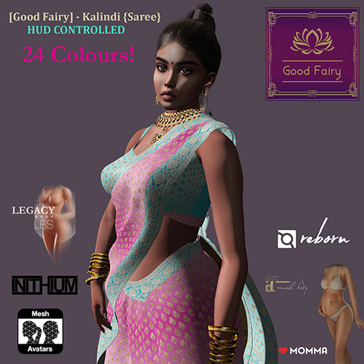 [Good Fairy] - Kalindi {Saree} *FATPACK*