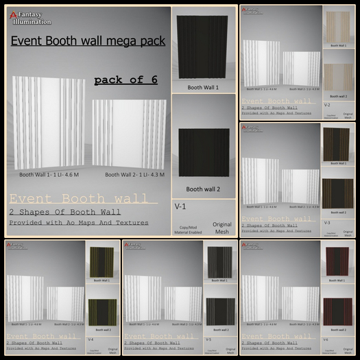 Event Booth wall mega pack