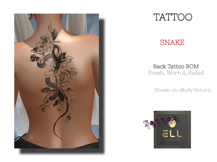 ELL - SNAKE TATTOO BOM
