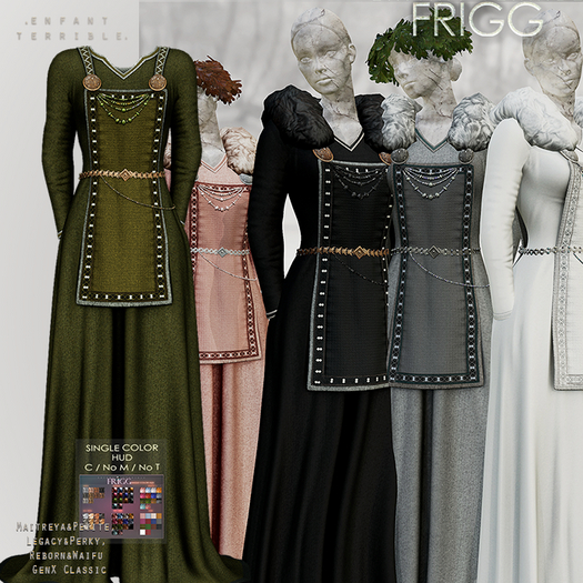 .ET. Frigg Dress (add me) Olive