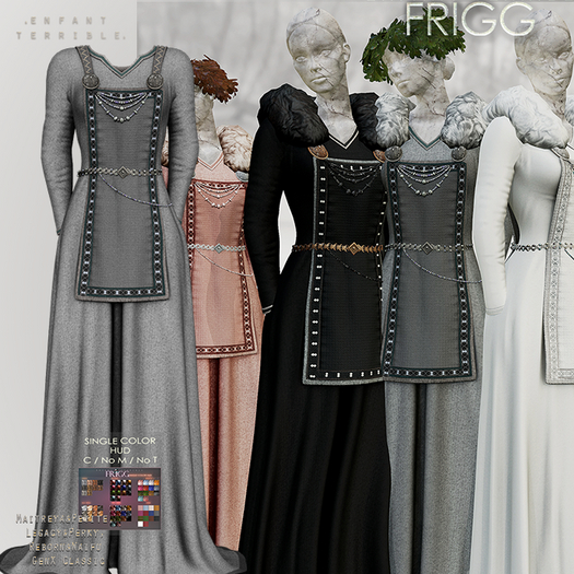 .ET. Frigg Dress (add me) Grey