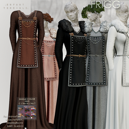 .ET. Frigg Dress (add me) Brown