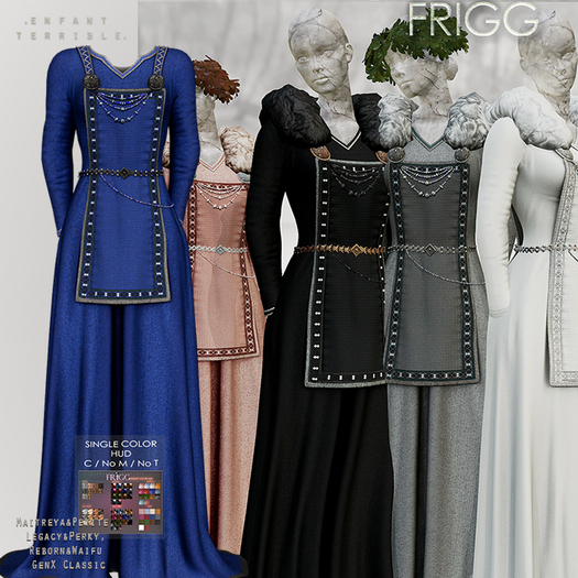 .ET. Frigg Dress (add me) Blue