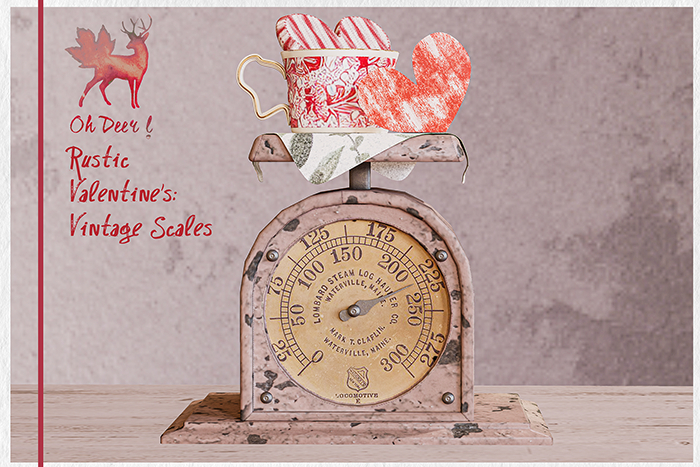 Oh Deer! Rustic Valentine's: Vintage Scales (boxed)