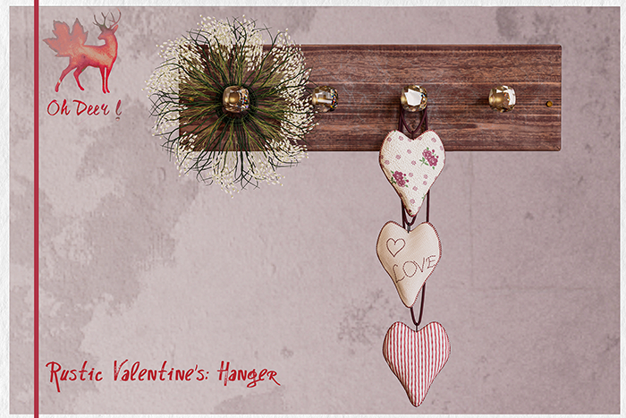Oh Deer! Rustic Valentine's: Hanger (boxed)