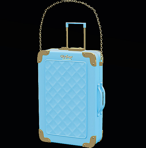 MY BAGS by Mila Blauvelt Suitcase MY TRIP BLUE