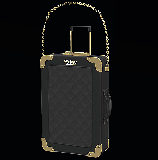 MY BAGS by Mila Blauvelt Suitcase MY TRIP BLACK