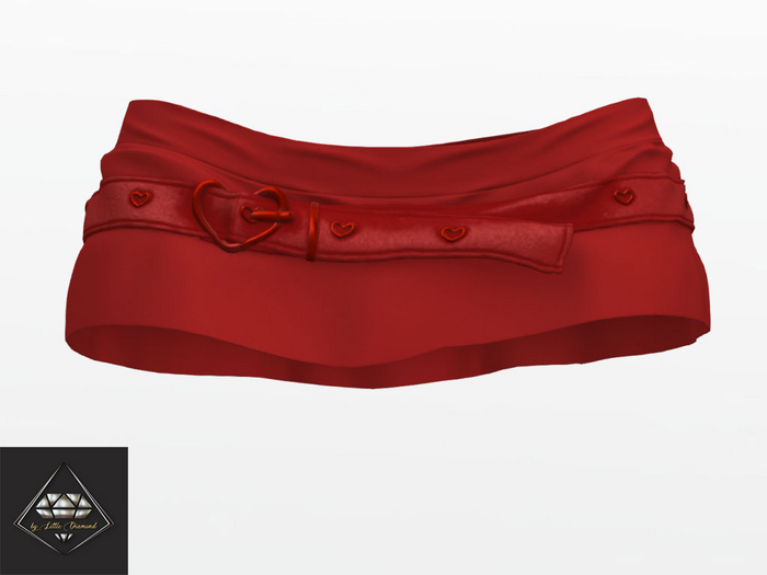 -LD-Bruleska Skirt Red