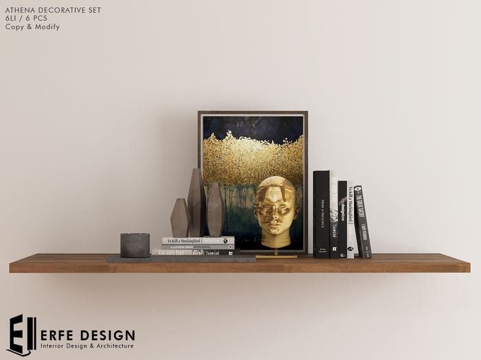 Athena Office Decorative set 6 LI 6 pcs [Erfe Design] *