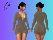 L2 Designs - Sweater Dress - Birch