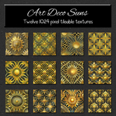 *Wallflowers* Art Deco Suns