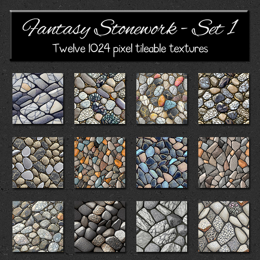 *Wallflowers* Fantasy Stonework - Set 1