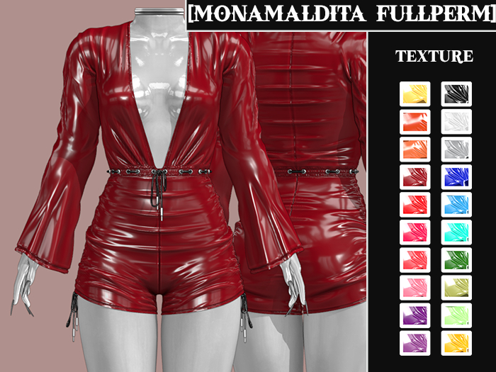 105 - MONAMALDITA - Texture Latex - Overalls