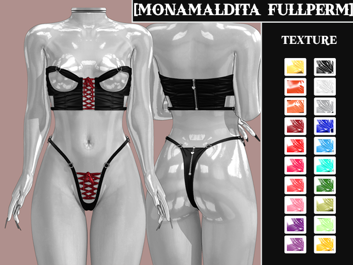116 - MONAMALDITA - Texture Silk - Lingerie