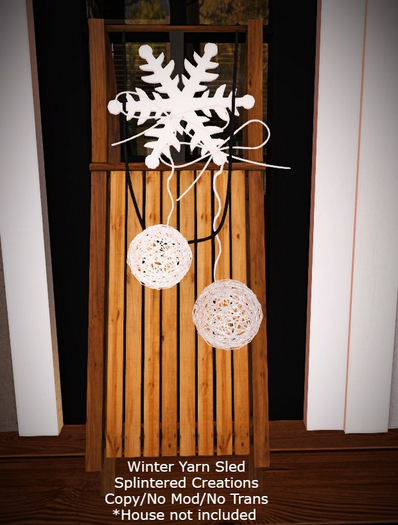 Winter Yarn Sled