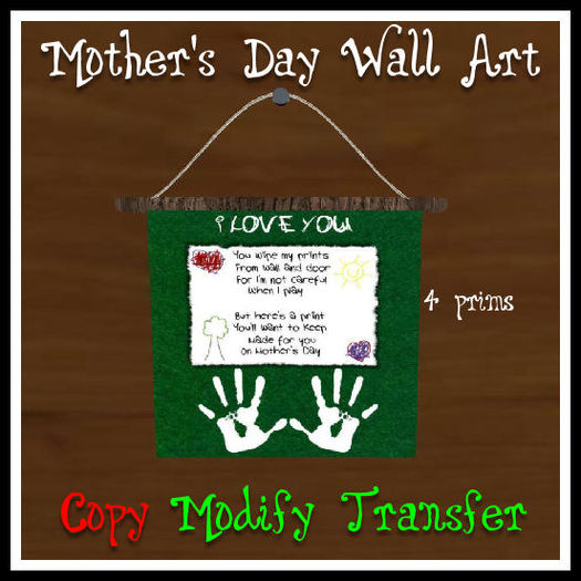 *TLD* Mother's Day Art-Green