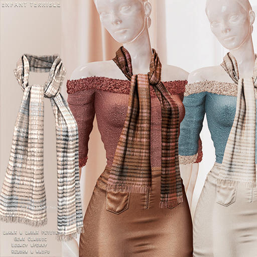 .ET. Eira Scarf (add me) Creme