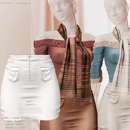 .ET. Eira Skirt (add me) White