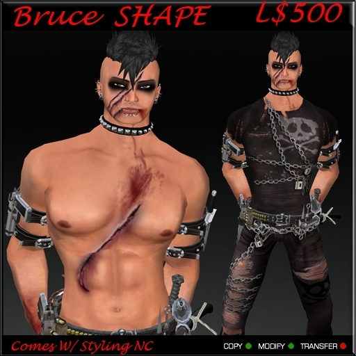 Bruce Shape ( Mod/Copy)