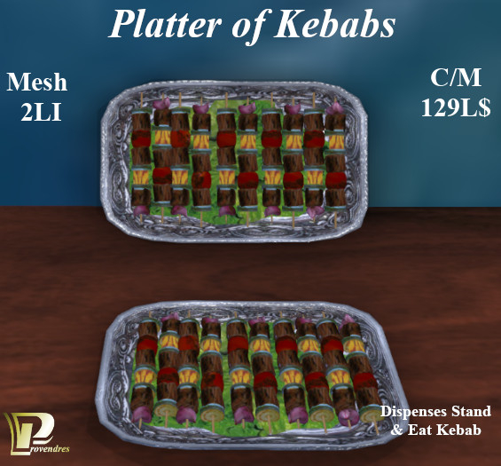Kebab Platter, 2LI 