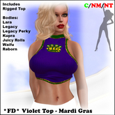*FD* Violet Top [Boxed] Mardi gras