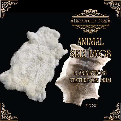 [DD] Animal Skin Rugs