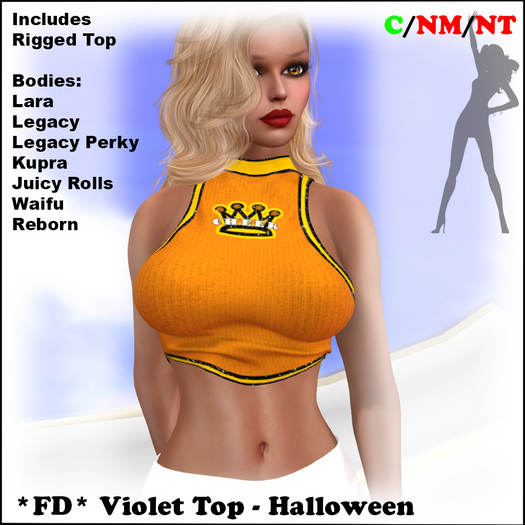 *FD* Violet Top [Boxed] Halloween