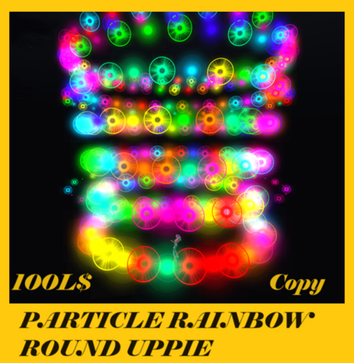 PARTICLE RAINBOW ROUND UPPIE