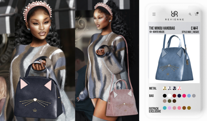 Revienne: The Minou Handbag >^.^<[FATPACK]