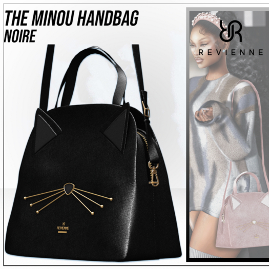 Revienne: The Minou Handbag >^.^<[NOIRE]
