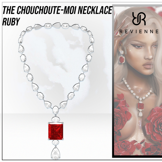 Revienne: The Chouchoute-Moi Necklace [RUBY]