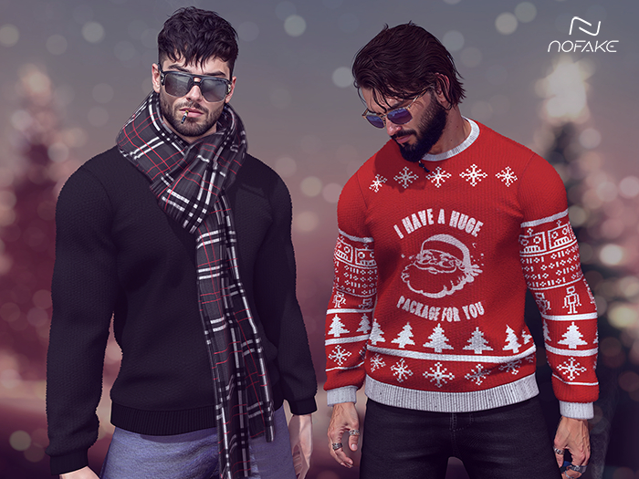 / NF / OLAF_SCARF BLACK LEGACY M / AT