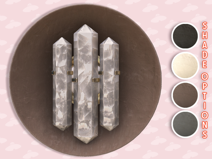Amalgam: Arlo Crystal Sconce - Clear Quartz [Add]