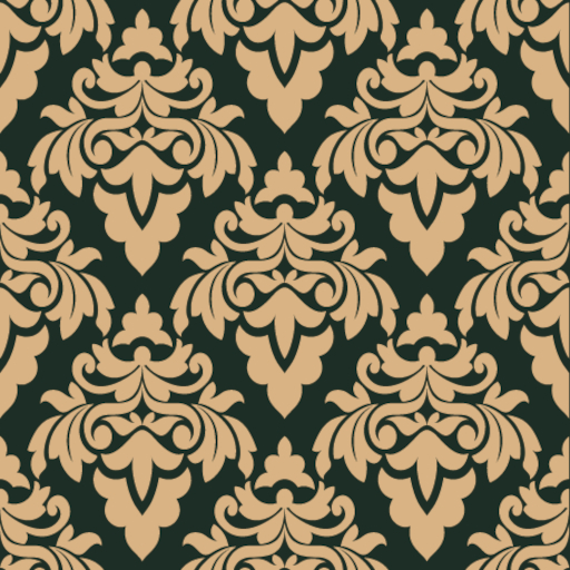 Green and Gold Seamless Wallpaper 2 - Transferable